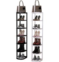 Small Shoe Shelf Narrow Section Small Mini Doorway Simple Iron Art Metal Shoe Cabinet Home Multilayer Interior Good-looking Creativity