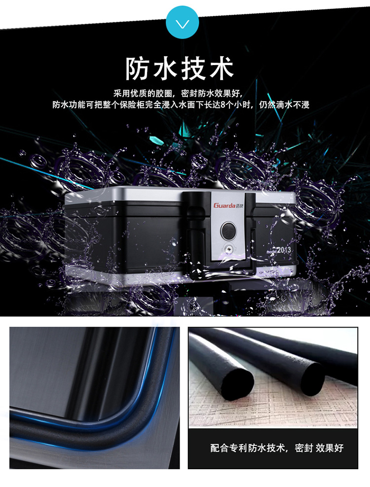 Guarda lá chắn lửa an toàn nhà nhỏ xe mở két an toàn chống cháy văn phòng vô hình di động cầm tay hộp chống cháy tài liệu cơ khí 2013 - Két an toàn két bạc cao cấp