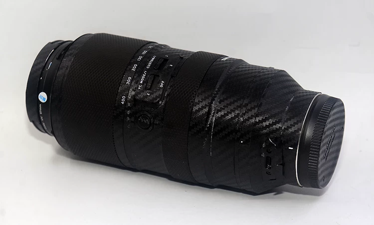 Подходящее для объектива Tamron 50-400 защитная матовая матовая углеродная 3M наклейка матрица пленка наклейка