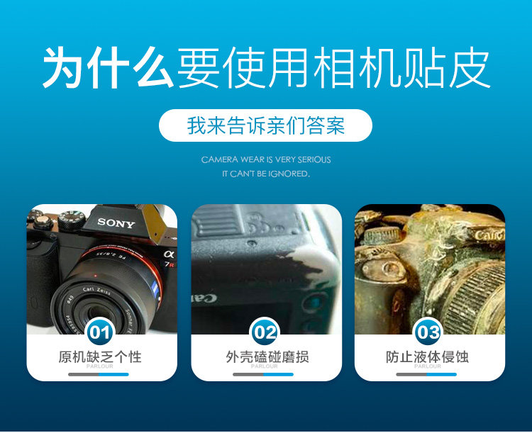 Защитная пленка для экрана фотокамеры 唯卓仕23243350563585镜头相机微单美保护贴碳3m贴纸本膜贴皮贴膜 Pim
