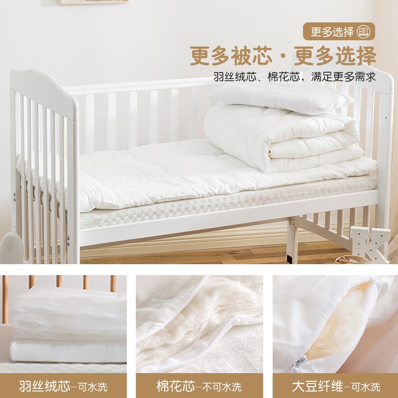 Pure cotton kindergarten quilt three-piece set children's bedding six-piece set baby nap into the kindergarten crib bedding