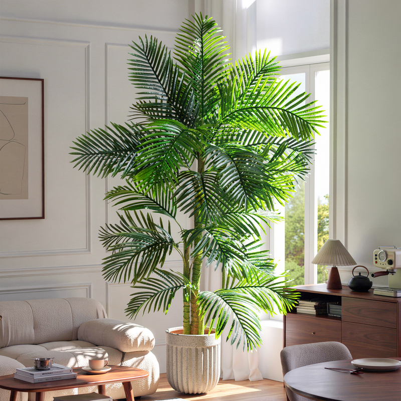 Large, High-End, Realistic Artificial Green Plant, Areca Palm, Bionic Plant, Fake Tree, Floor-Standing Potted Plant, Living Room Decoration Large, High-End, Realistic Artificial Green Plant, Areca Palm, Bionic Plant, Fake Tree, Floor-Standing Potted Plant, Living Room Decoration