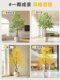 Simulated Red Maple Tree, Large Green Plant, Indoor Light Luxury Artificial Tree, Shopping Mall Balcony, Shop Window, Artificial Plant for Landscaping