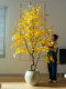 Simulated Red Maple Tree, Large Green Plant, Indoor Light Luxury Artificial Tree, Shopping Mall Balcony, Shop Window, Artificial Plant for Landscaping