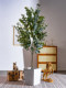 Sen Yicheng Artificial Gray-White Eucalyptus Green Plant Fake Tree Potted Plant Indoor Living Room Shop Window Decoration Ornament