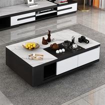Lin Lijian smart coffee table slate coffee table TV cabinet combination multi-functional lifting tea table and tea set set