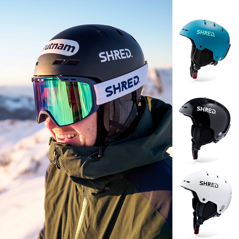 New 2021 SHRED snowboard helmet TOTALITY professional snow helmet outdoor sports equipment Asian models