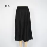 Летняя шелковая летняя одежда для отдыха на солнечной энергии, танцующая длинная юбка для матери, для среднего возраста