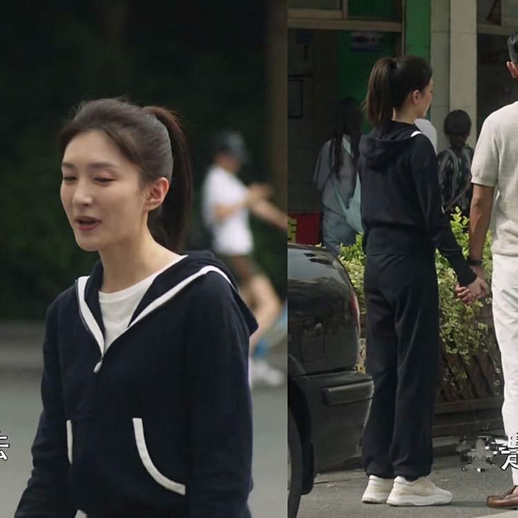 Spring and Autumn Season 3-ten and only Wang Mannie Jiang Alienated Sportswear Suit Stars the same clothes for women's clothing Loose Clothing