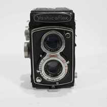 (Yaolan Pavilion) Antique Yashicaflex mechanical binocular 120 film double reflex camera shutter ok