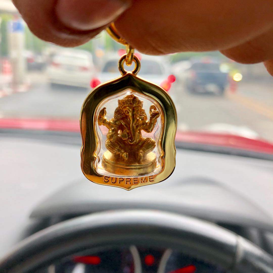 supreme ganesh keychain
