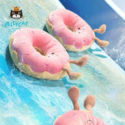 Jellycat, плюшевый пончик, успокаивающая игрушка, мягкая кукла, Великобритания, подарок на день рождения
