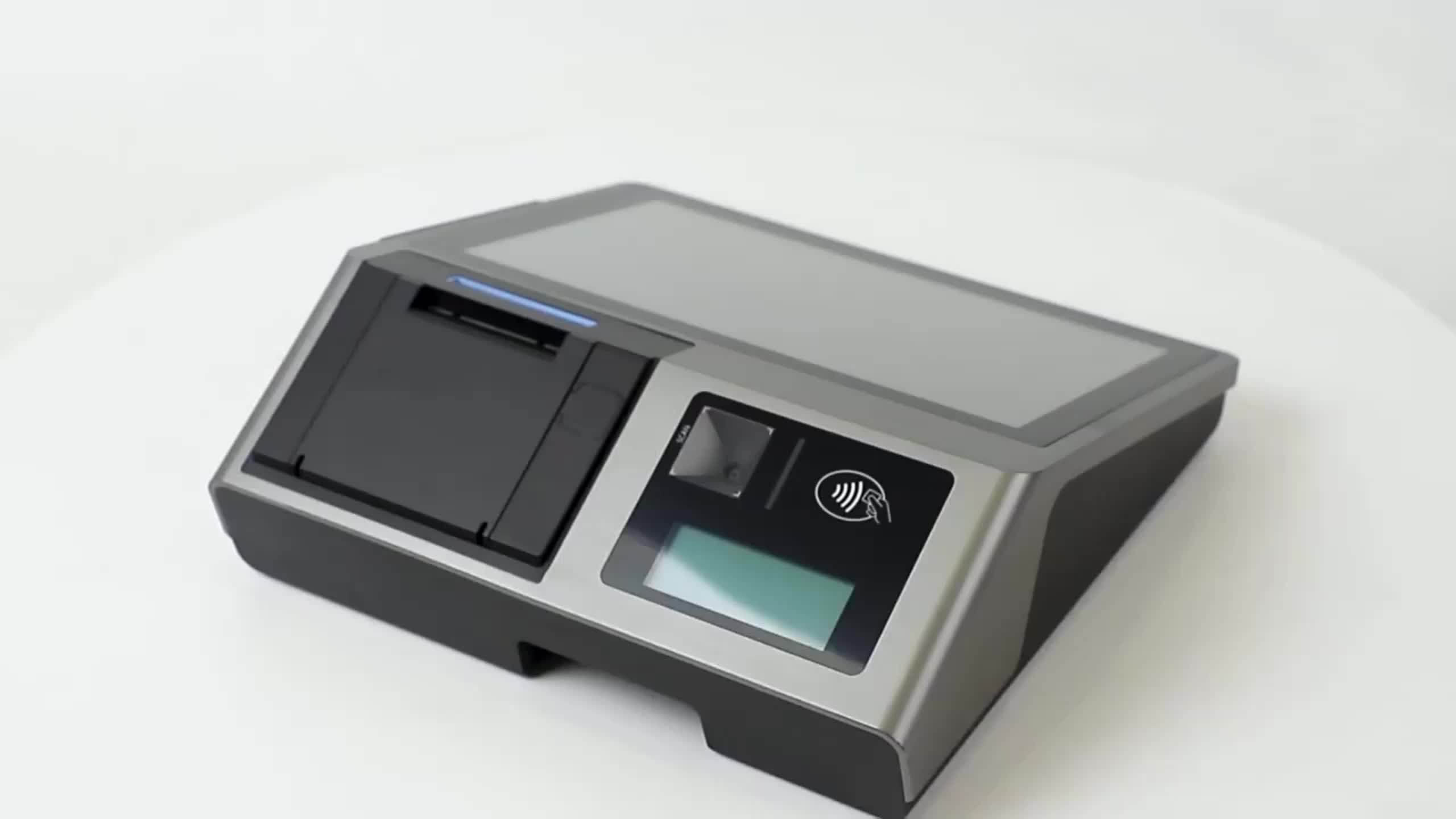 Restaurant Food Order Pos Machine Z100 Dual Screen 10.1 Inch Pos Cash