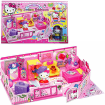 HELLO kitty Katie cat 100 Changing Modelling Dreams Room Girl Over Home House Furniture Toy