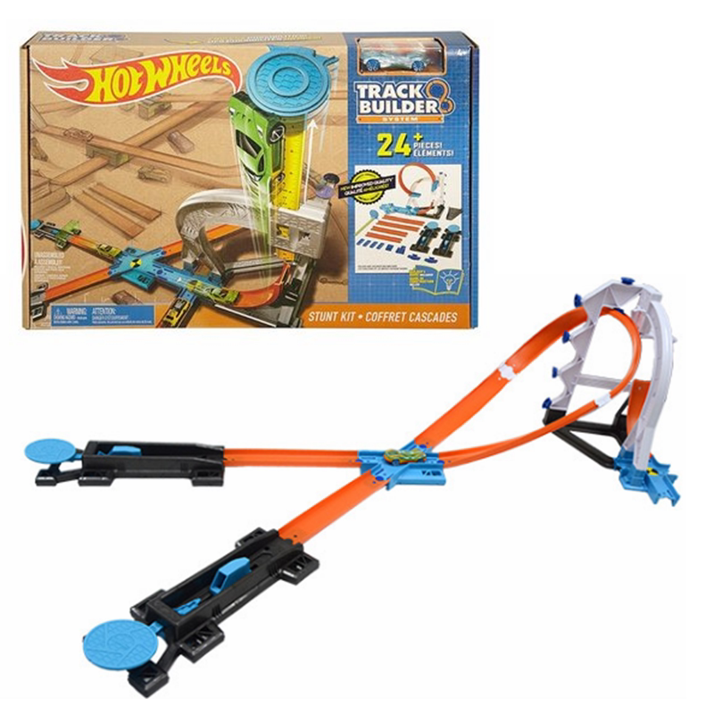 Authentic Hot Wheels Four-In-One Track Alloy Sports Car Racing Track Boys' Children's Car Toy Dlf28
