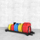 Movable Barbell Cart, Olympic Bar Storage Rack, Barbell Plate Storage Rack, Dumbbell Plate Storage Rack, Dumbbell Plate Trailer