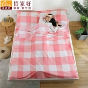 100% khăn trải giường cotton mỗi bẩn túi ngủ giường miếng bông chăn Hotel Travel Travel Travel di động - Túi ngủ