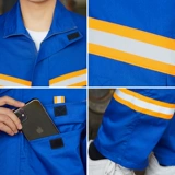 Мужской демисезонный износостойкий светоотражающий комбинезон, увеличенная толщина