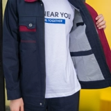 Хлопковый осенний комплект для работы, лонгслив, делается под заказ, увеличенная толщина