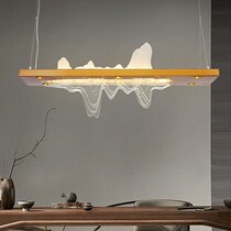 Accessories Dream New Chinese Restaurant Light China Wind Mountain Water Chandelier Modern Minima Living Room Light Designer Bookroom Chandelier