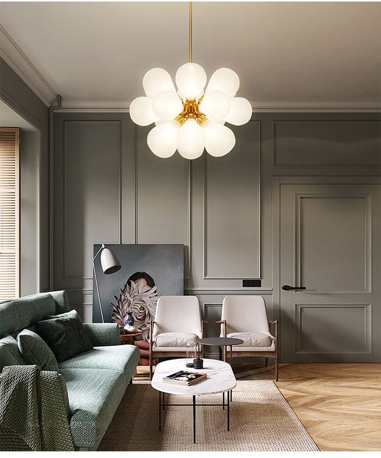 Modern Children's Room Girl Boy chandelier Creative Glass Lightroom Bedroom Dining Room Limit Light Bubble Bubble Chaldenlight