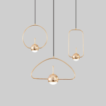 Nordic Postmodern Minimalist Chandelier Dining Room Bar Desk Lamps Home Clothing Shop Nets Red Bedroom Bedside Small Chandeliers