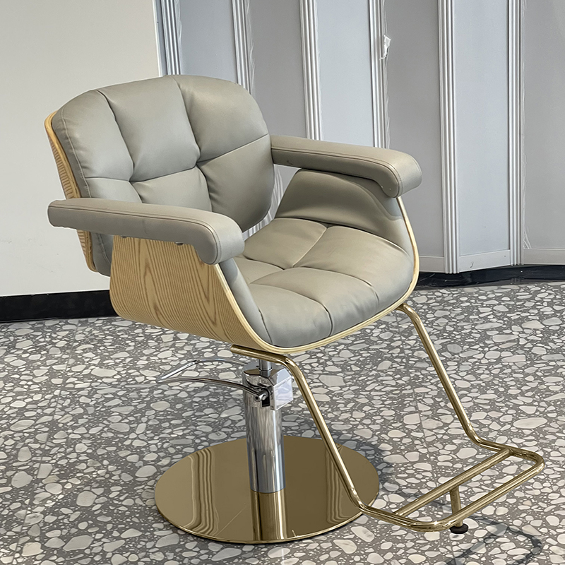 New Tide Beauty Hair Shop Chair Brief Current Agency Hairdresse Chair Hair Salon Special Dyeing Hot Zone Seat Net Red Lift Haircut Chair