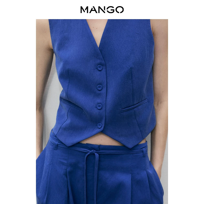 Платок Mango, весенний жилет, модный костюм без рукавов