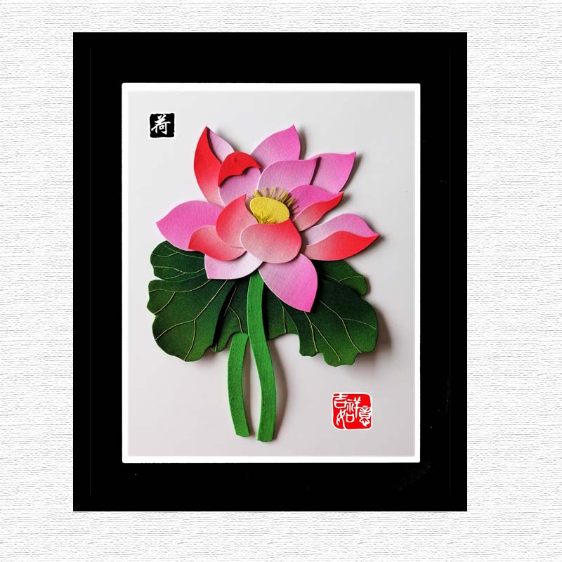 Phoenix feather legend non-legacy cloth stickers need to be cut, national style fabric pile embroidery painting DIY handmade material package Jiaohe