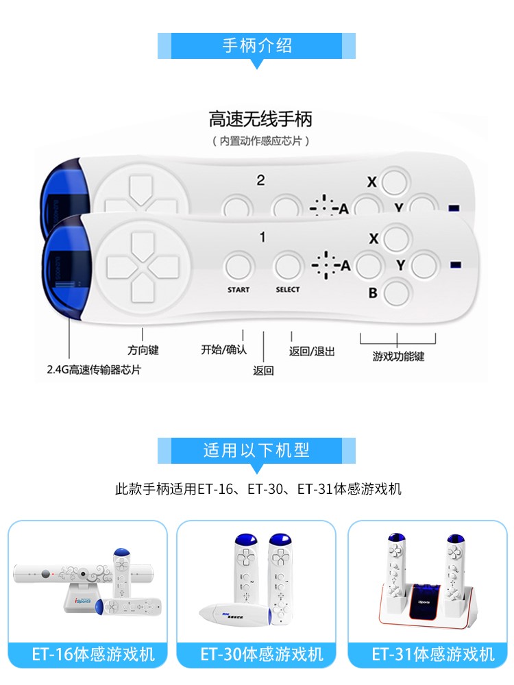 Công nghệ Alien Công nghệ không dây ET-16 2.4G Tay cầm TV gia đình Máy trò chơi Phụ kiện Sản phẩm mới tay cầm xbox one