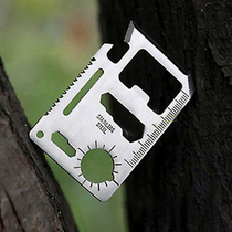 Travel outdoor multifunctional EDC portable tools camping supplies card knife credit card type card emergency folding knife