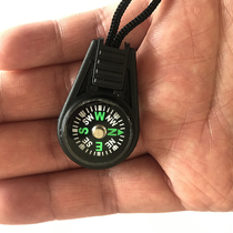 With rope 20 diameter compass finger North needle clothes backpack zipper head creative portable compact compass
