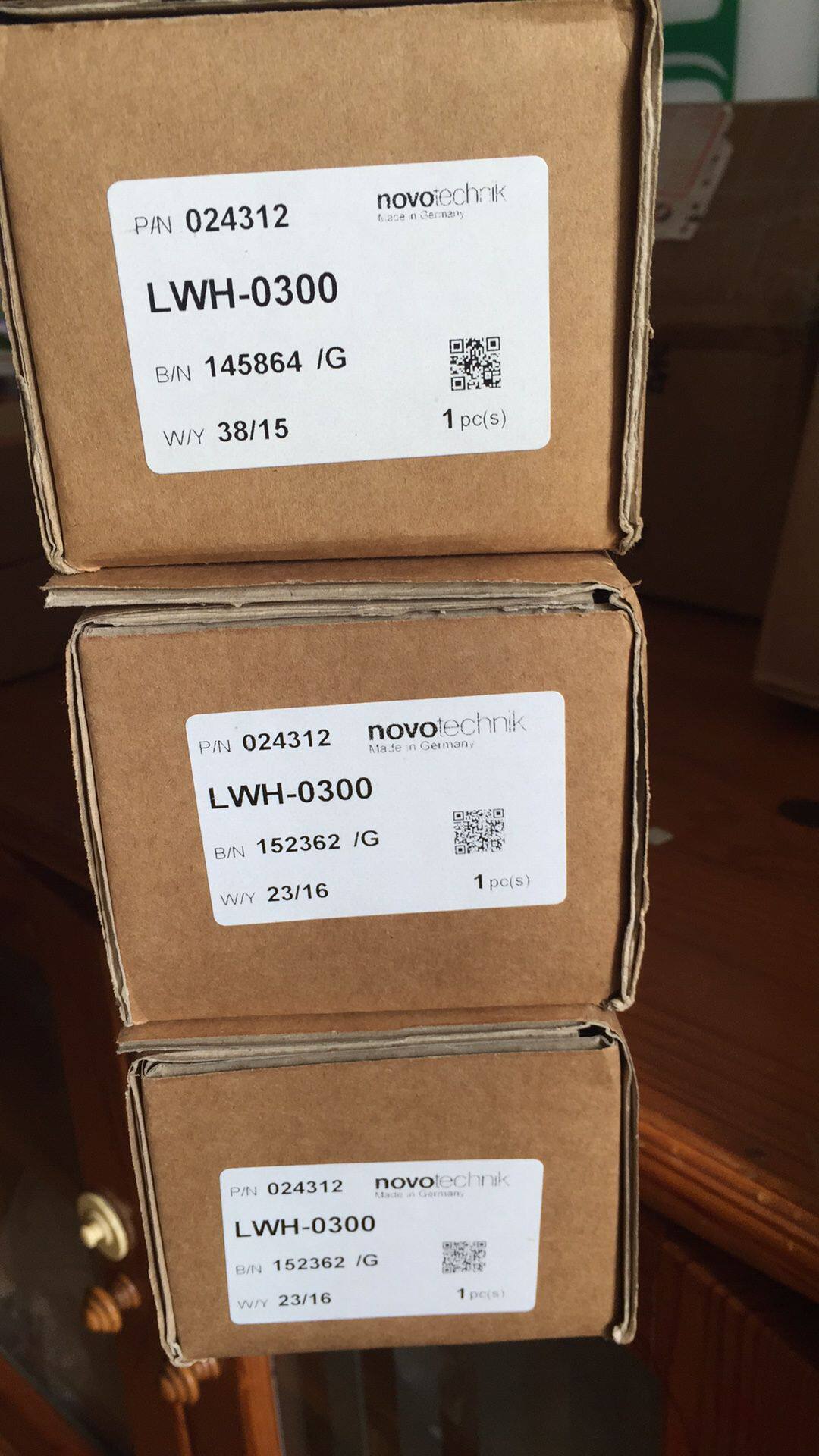 Support QR code verification German NOVOTECHNIK sensor LWH - 225 LWH-250 LWH-275