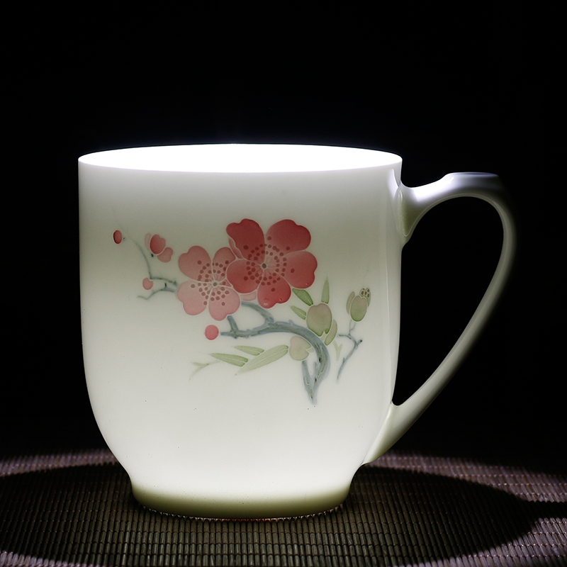 Hunan liling porcelain glaze colorful hand - made ceramic cups under MAO led gifts cups and practical