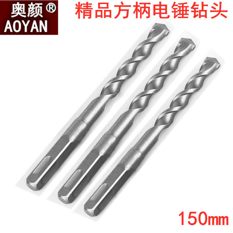 Electric Hammer Drill Bit Square Handle 12×150 High-grade Electric Hammer Drill Alloy Impact Drill Bit Aoyan Brand 