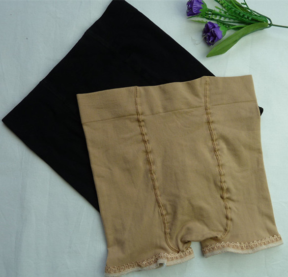 Flat-Angle Thin Velvet Mid-Waist Boxer Shorts Breathable Women's Underwear Summer Anti-Exposure Safety Shorts