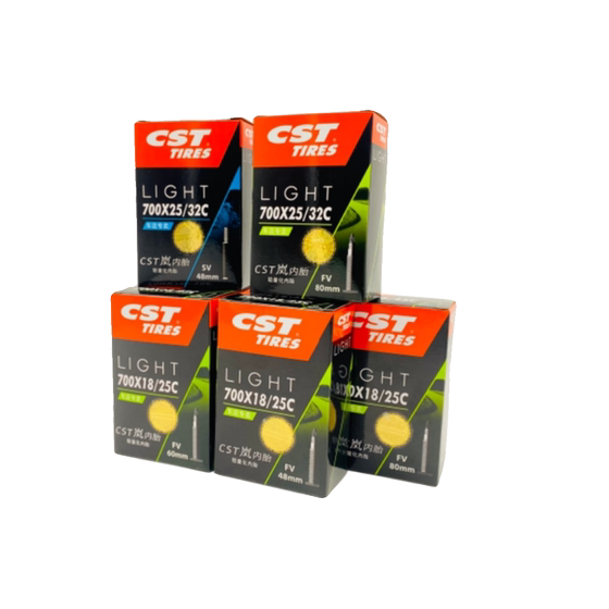 CST Zhengxin 700C 도로 자전거 경량 내부 튜브 700x18/23/25/28/32/35/38/43 내부 벨트