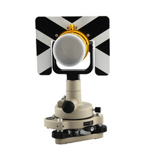 Total station reflecting prism set with base connector prism plastic box