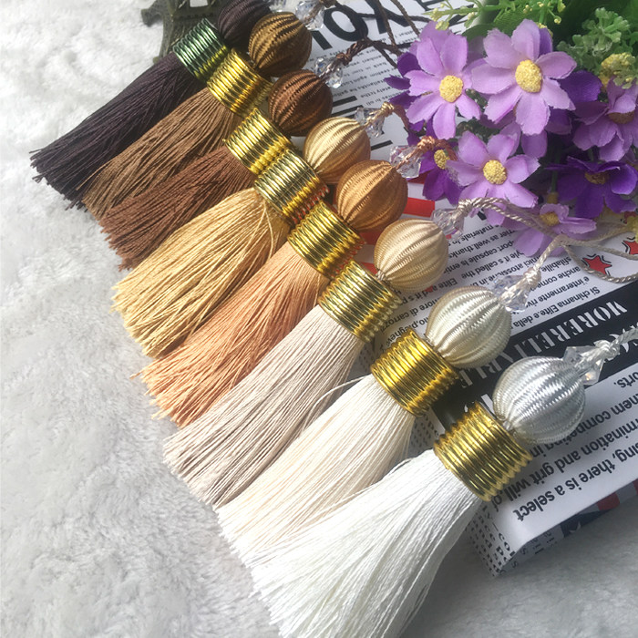 Cotton American New Curtain Head European Accessories Small Ball Su Pending Decoration with Table Fabric Home Hang