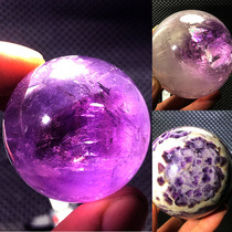 Brazilian Natural Purple Crystal Ball Dreamy Purple Crystal Asay Rainbow Water Crystal Ball Home Living Room Swing Joe moved to the end