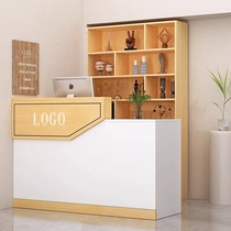 Restaurant bar counter cashier wine cabinet integrated modern simple restaurant restaurant hotel supermarket convenience store tobacco and wine cabinet combination