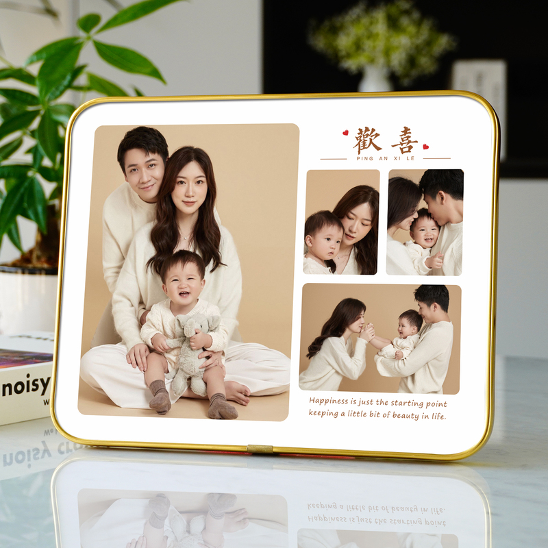 Print Photos and Make Them into Photo Frames, Add Wedding Photos to a Multi-Grid Display Stand, Couple Gifts for Boyfriend or Best Friend's Birthday