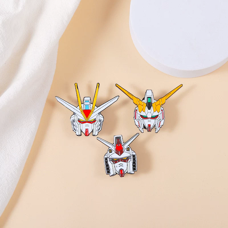 RX-78 Гандам Траст Нидл японское аниме моторный воин металлическая нашивка милый мультфильм единорог студент