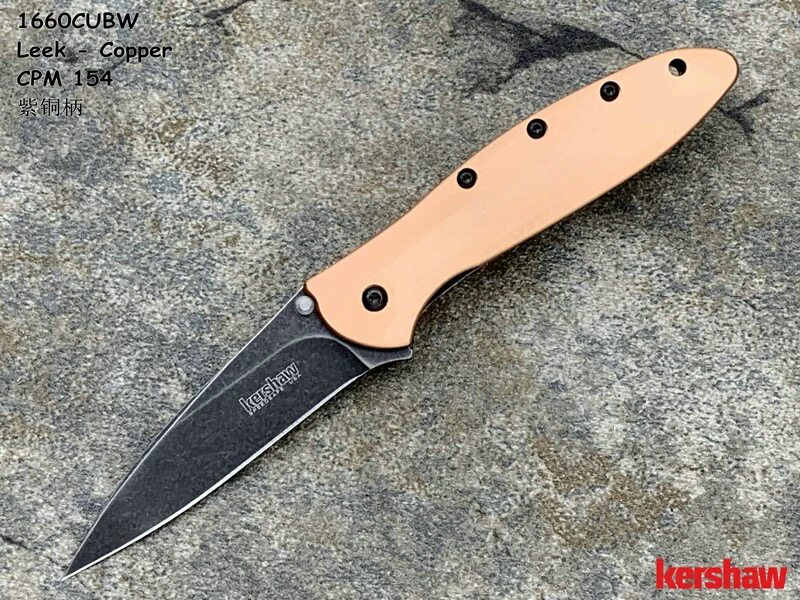 Сша подлинный Kershaw Card Show 1660 медь CPM154 Порошковая сталь портативный Защита EDC сложить нож kershaw 