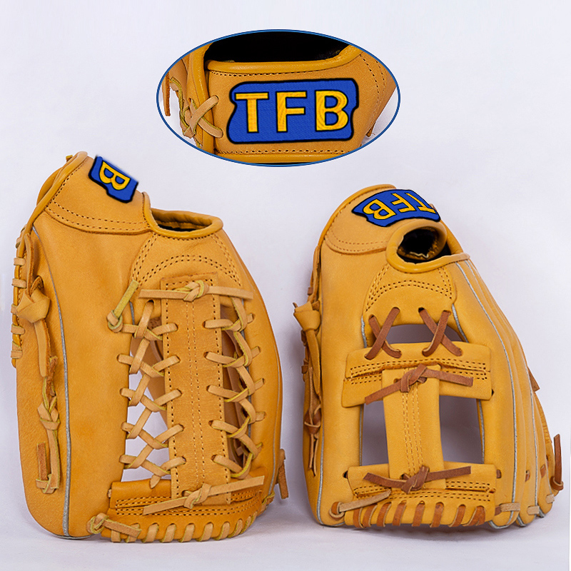 Japanese cowhide baseball and softball gloves in and out field pitcher catcher gloves catching children, teenagers and adults