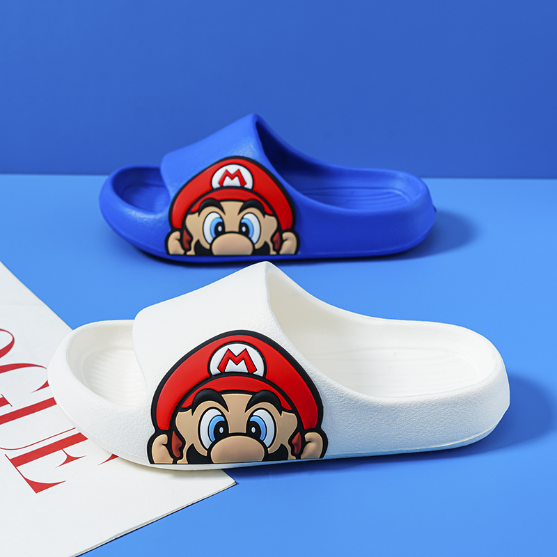 Mario Children's Slippers for Boys, New Summer Model, Indoor Home Non-Slip Soft Sole, Suitable for Boys, Toddlers, and Older Children, Can Be Worn Outside Mario Children's Slippers for Boys, New Summer Model, Indoor Home Non-Slip Soft Sole, Suitable for Boys, Toddlers, and Older Children, Can Be Worn Outside