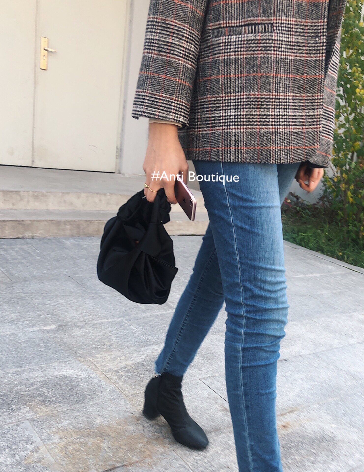 ANTI Custom Spring/Summer 20 INS Blogger Recommend Knot Dumpling Bag Silk Bag Satin Lace-Up savi Dumpling Bag