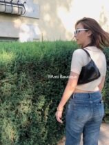 (ANTI) INS bloggers recommend fashionable hobo middle-aged leather retro shoulder bag Ken bean armpit bag of the same style