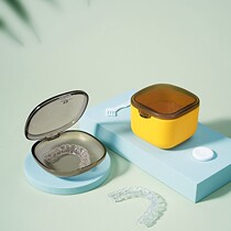 Tooth Cover Holder containing box Invisible braces portable containing box Aligner Tooth box Fashion cute little collection