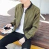 Áo khoác nam nam mùa thu 30 áo khoác nam mùa thu 35 tuổi Áo sơ mi nam trung niên trẻ trung với bím tóc áo khoác kaki Áo khoác